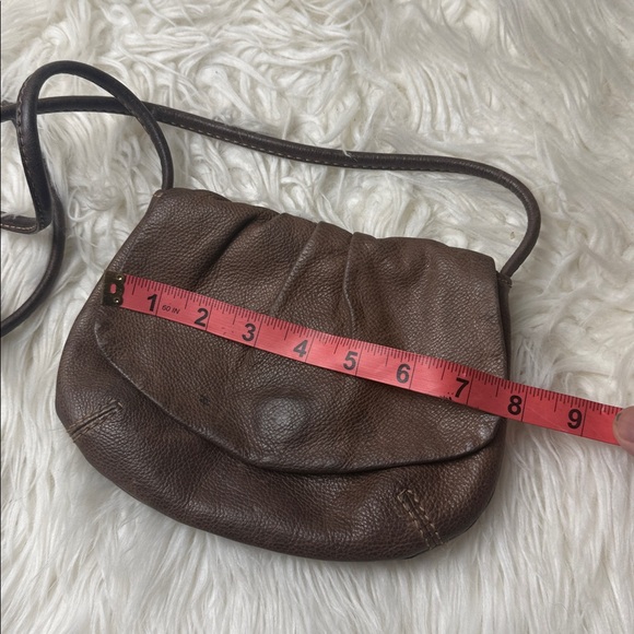Vintage Fossil Brown Leather Crossbody Bag - Picture 4 of 6